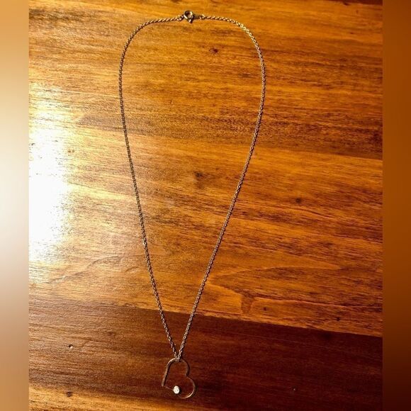 Gold Tone Sweetheart Necklace - Picture 3 of 4